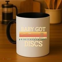 Funny Disc Golf Humor Golfer Pun Couples Coffee Mug thumb 4