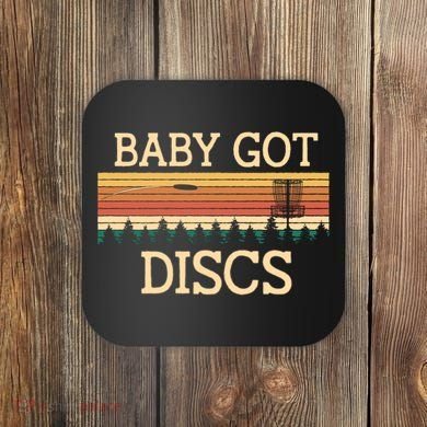 Funny Disc Golf Humor Golfer Pun Couples Coaster