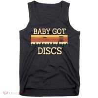 Funny Disc Golf Humor Golfer Pun Couples Tank Top thumb 0