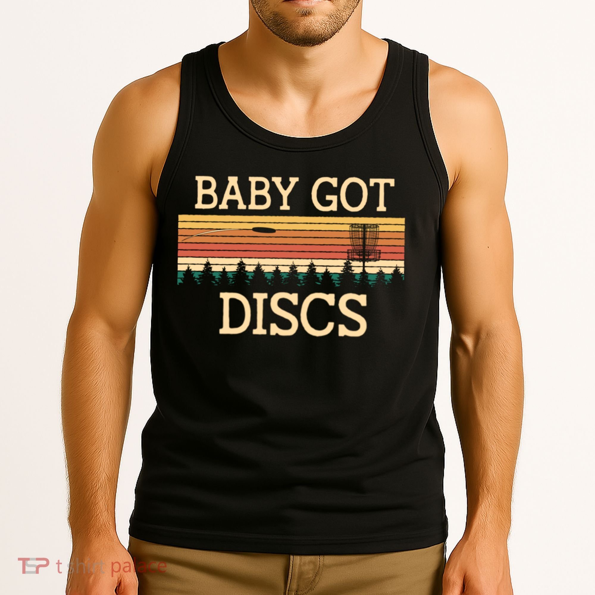 Funny Disc Golf Humor Golfer Pun Couples Tank Top