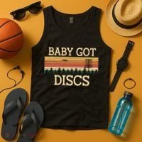 Funny Disc Golf Humor Golfer Pun Couples Tank Top thumb 4