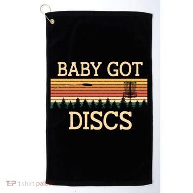 Funny Disc Golf Humor Golfer Pun Couples Golf Towel
