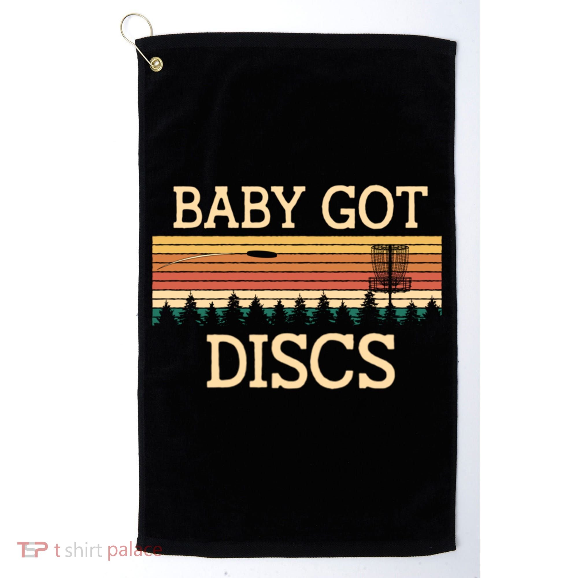 Funny Disc Golf Humor Golfer Pun Couples Golf Towel