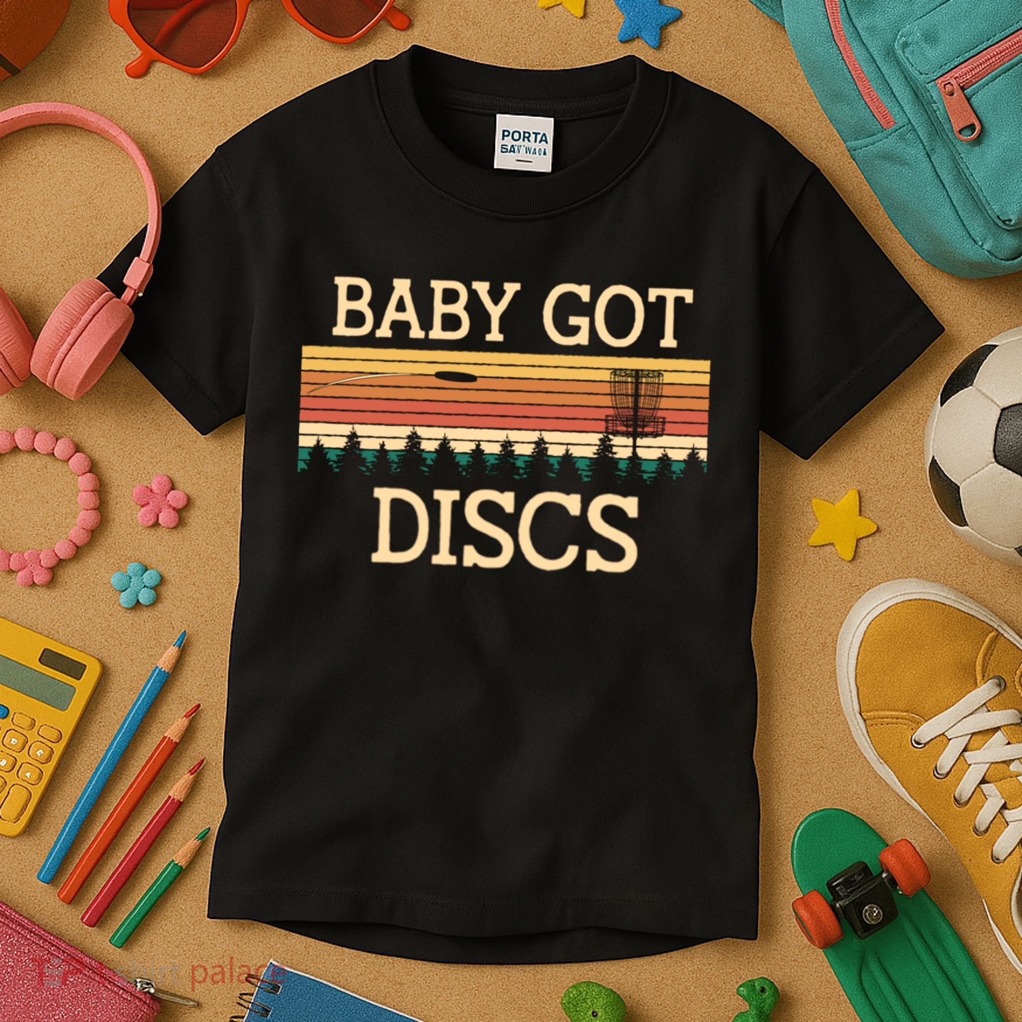Funny Disc Golf Humor Golfer Pun Couples Kids T-Shirt