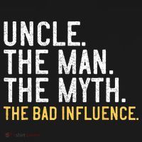 Father's Day Gift Uncle The Man The Myth The Bad Influence Mousepad thumb 1