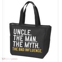 Father's Day Gift Uncle The Man The Myth The Bad Influence Tote Bag thumb 3