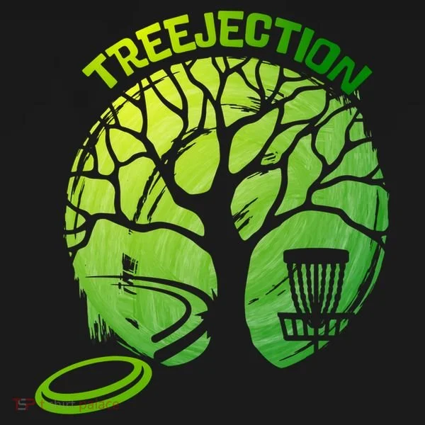 Funny Disc Golf Graphic Tree Gift T-Shirt