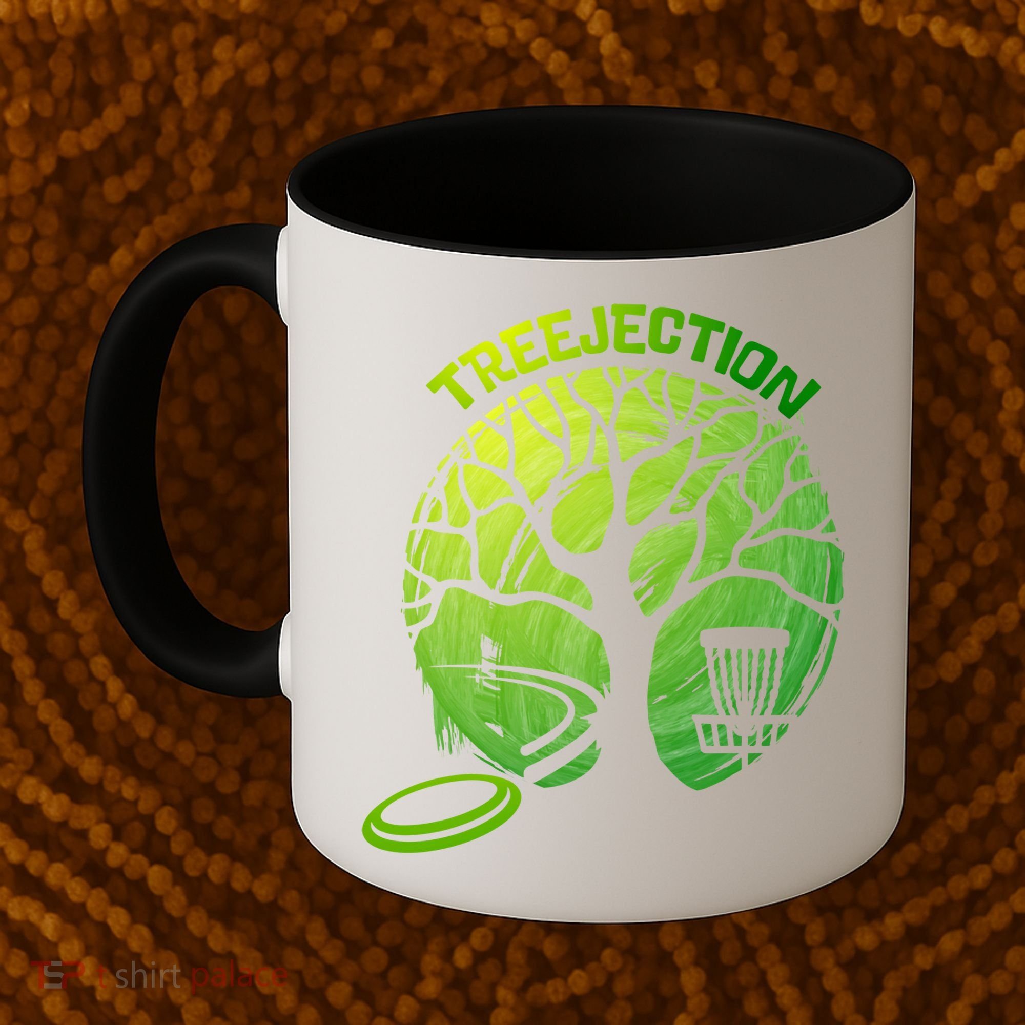 Funny Disc Golf Graphic Tree Gift Coffee Mug