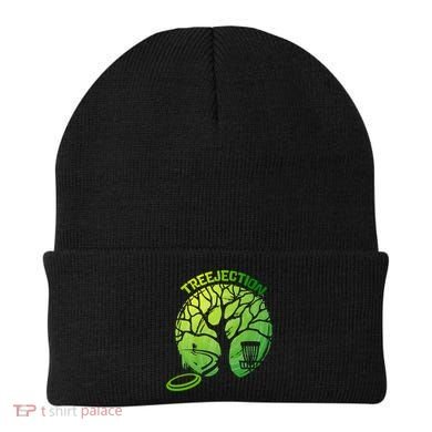 Funny Disc Golf Graphic Tree Gift Beanie