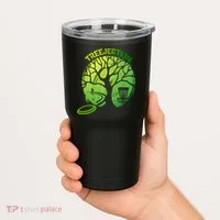 Funny Disc Golf Graphic Tree Gift Tumbler thumb 2