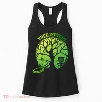 Funny Disc Golf Graphic Tree Gift Women's Tank Top thumb 0