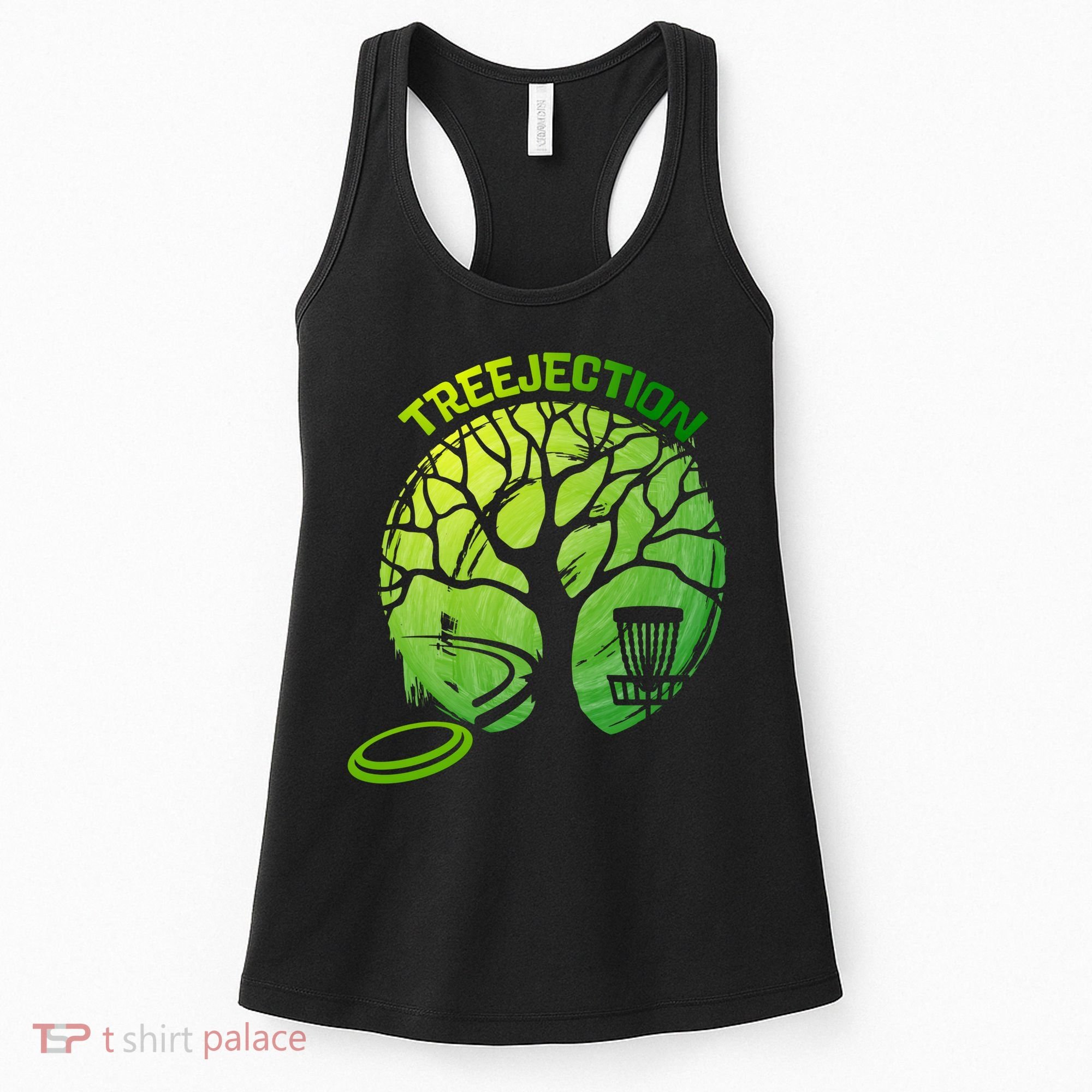 Funny Disc Golf Graphic Tree Gift Women's Tank Top