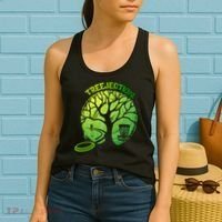 Funny Disc Golf Graphic Tree Gift Women's Tank Top thumb 2