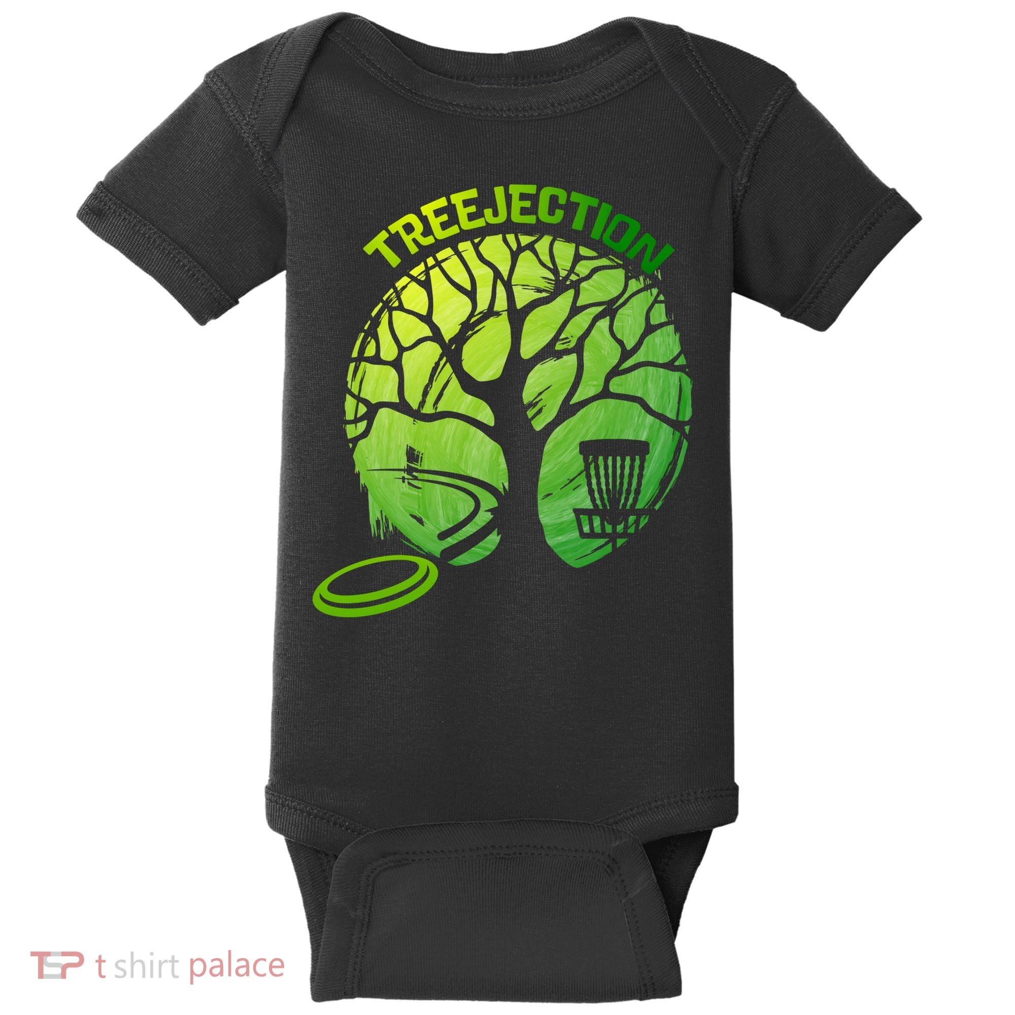 Funny Disc Golf Graphic Tree Gift Baby Bodysuit