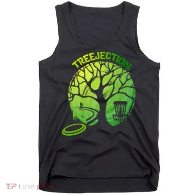 Funny Disc Golf Graphic Tree Gift Tank Top