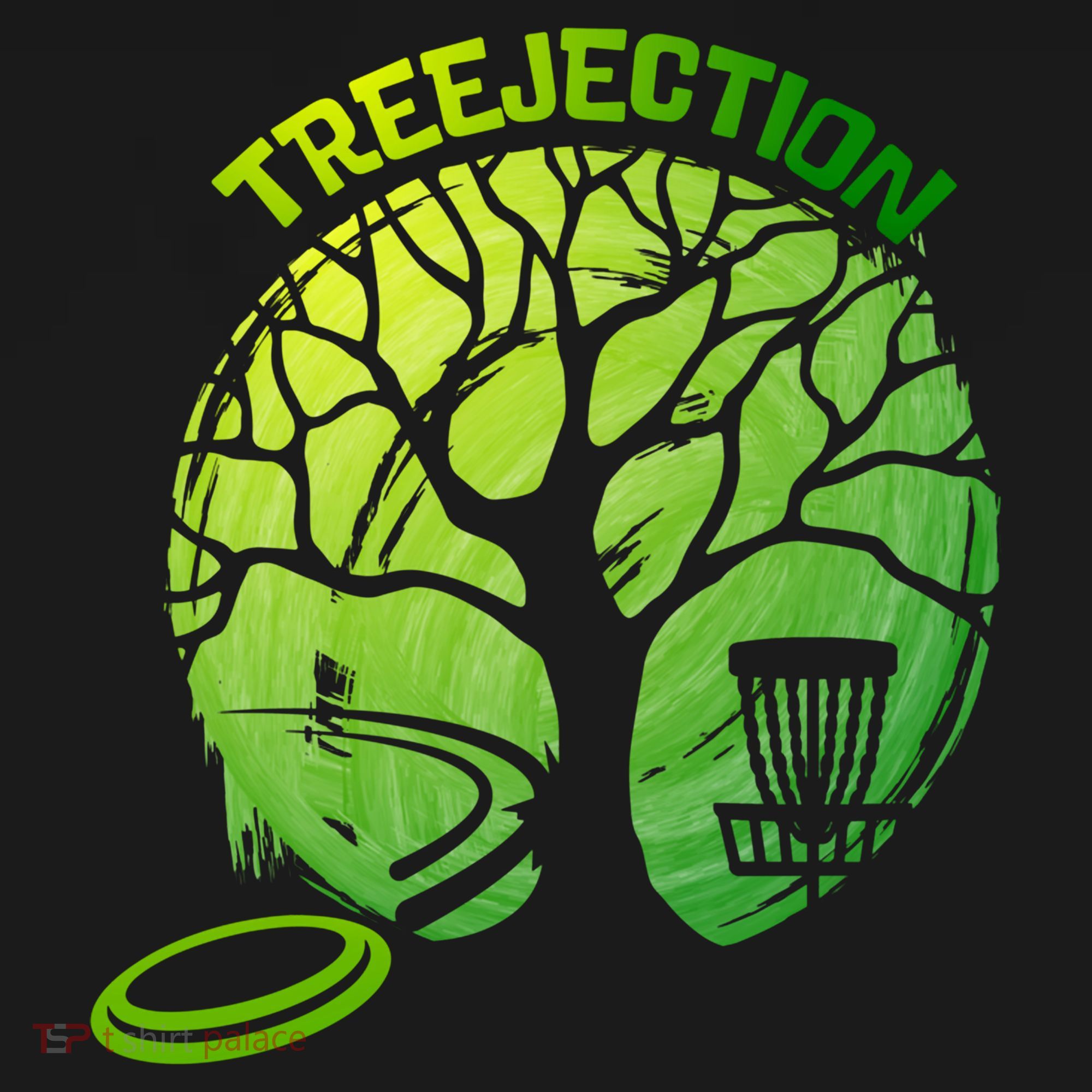 Funny Disc Golf Graphic Tree Gift Tank Top