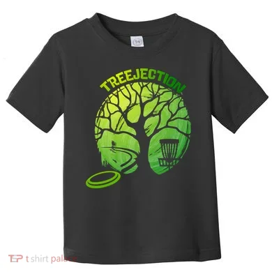 Funny Disc Golf Graphic Tree Gift Toddler T-Shirt