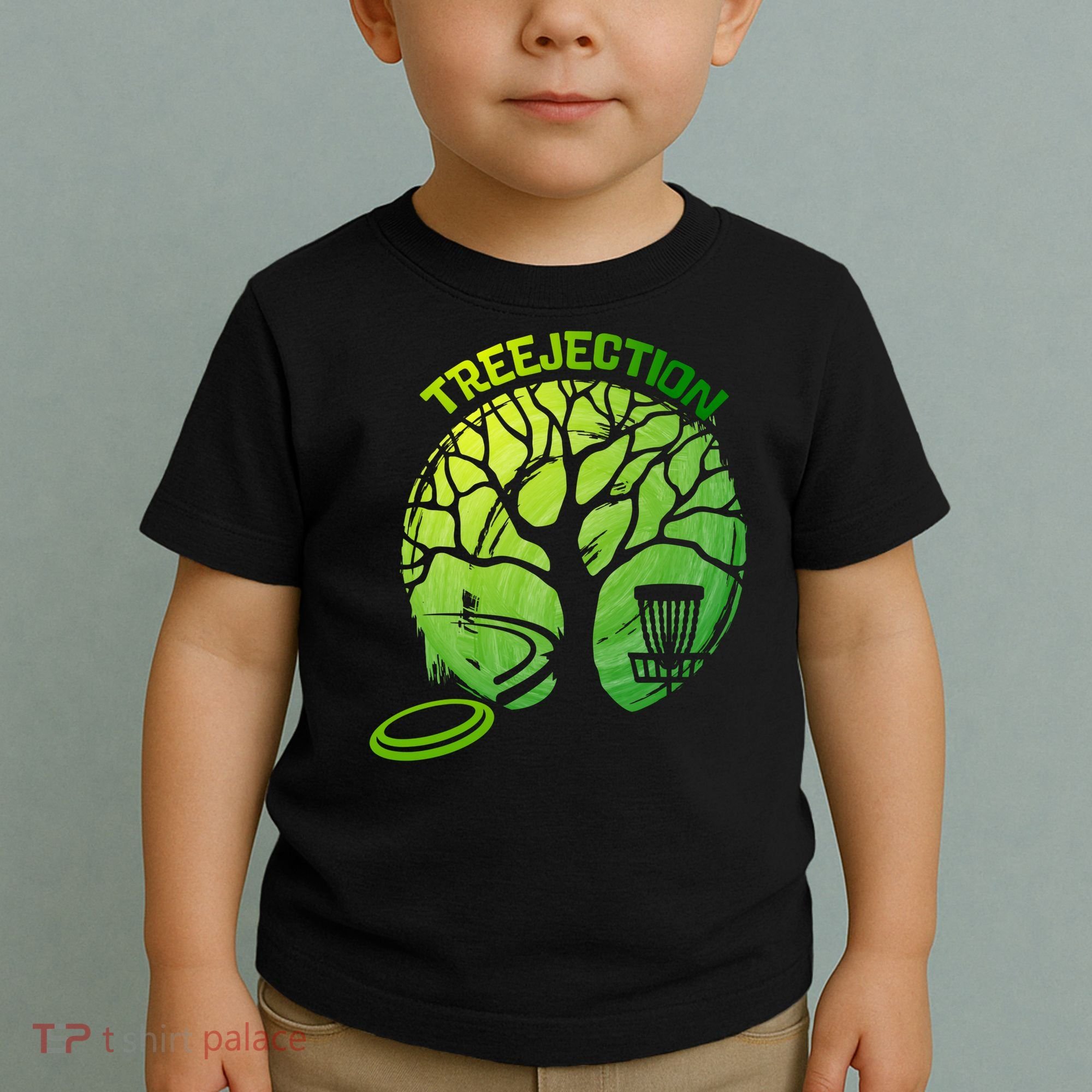Funny Disc Golf Graphic Tree Gift Toddler T-Shirt