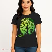 Funny Disc Golf Graphic Tree Gift Women's T-Shirt thumb 4