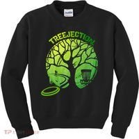 Funny Disc Golf Graphic Tree Gift Kids Sweatshirt thumb 0