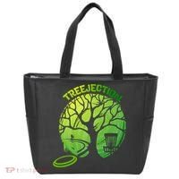 Funny Disc Golf Graphic Tree Gift Tote Bag thumb 0