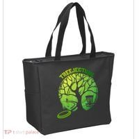 Funny Disc Golf Graphic Tree Gift Tote Bag thumb 2