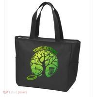 Funny Disc Golf Graphic Tree Gift Tote Bag thumb 3
