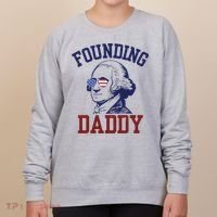 Founding Daddy George Washington Women's Sweatshirt thumb 0