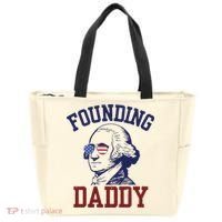 Founding Daddy George Washington Tote Bag thumb 0