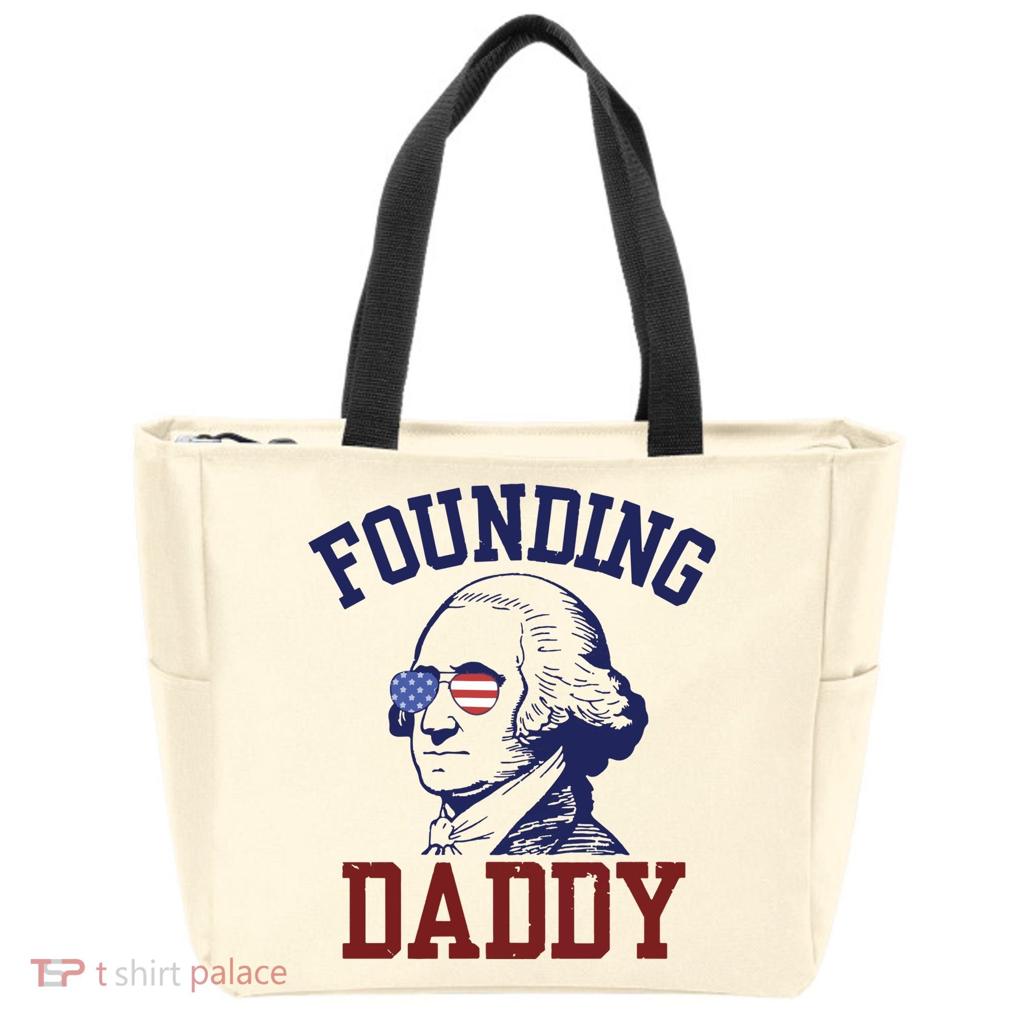 Founding Daddy George Washington Tote Bag
