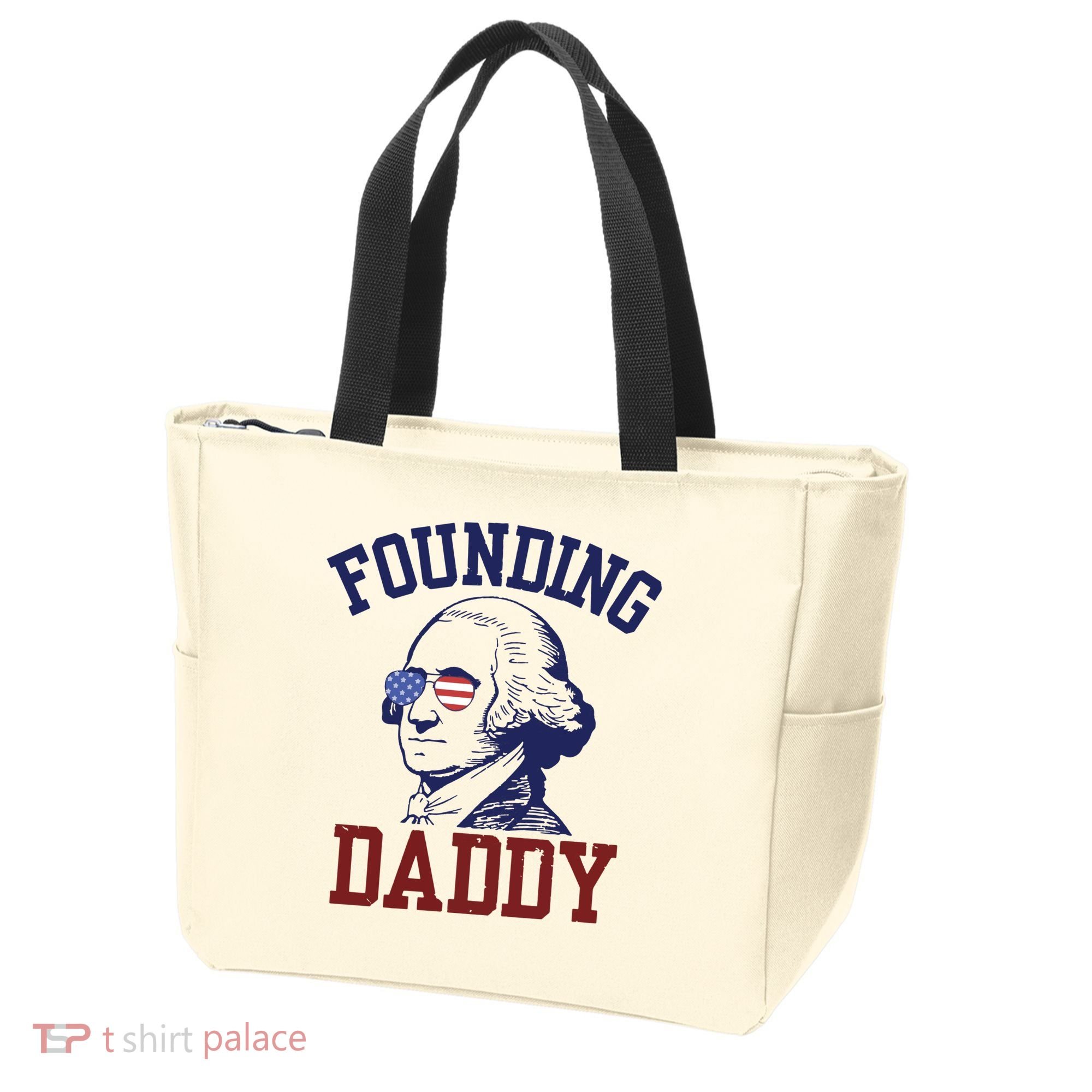 Founding Daddy George Washington Tote Bag