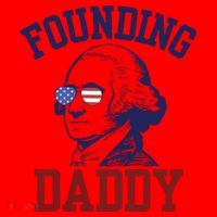 Founding Daddy George Washington Santa Hat thumb 1
