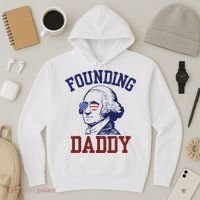 Founding Daddy George Washington Hoodie thumb 3