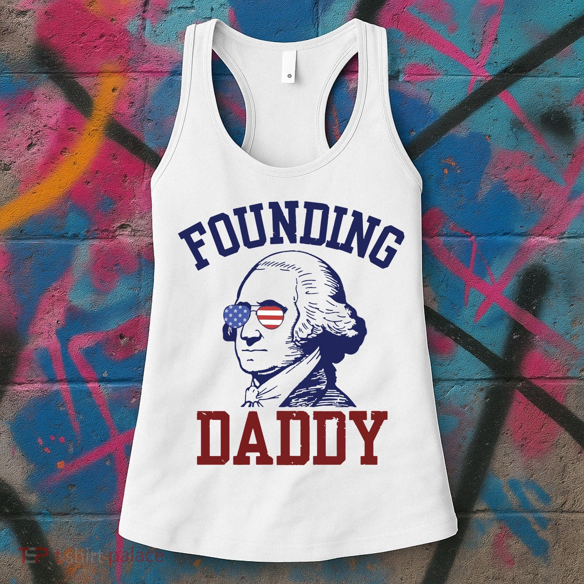 Founding Daddy George Washington Women's Tank Top