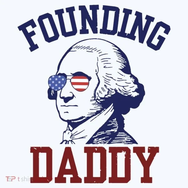 Founding Daddy George Washington Baby Bodysuit