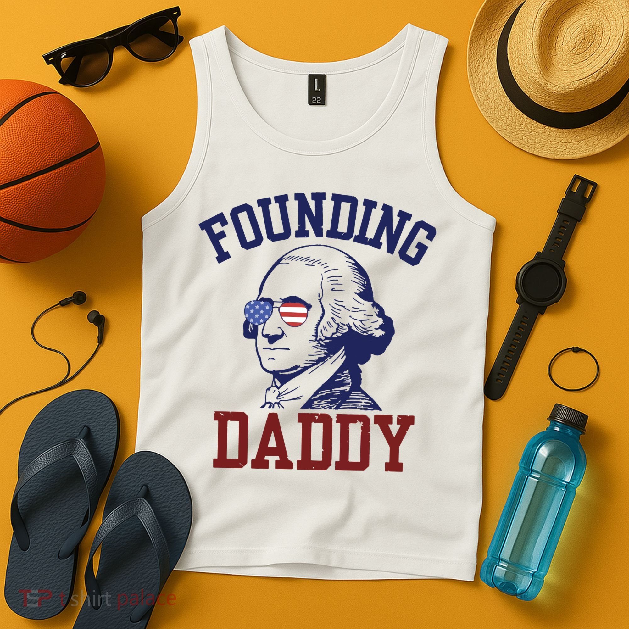 Founding Daddy George Washington Tank Top