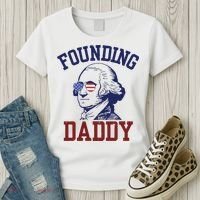 Founding Daddy George Washington Women's T-Shirt thumb 3