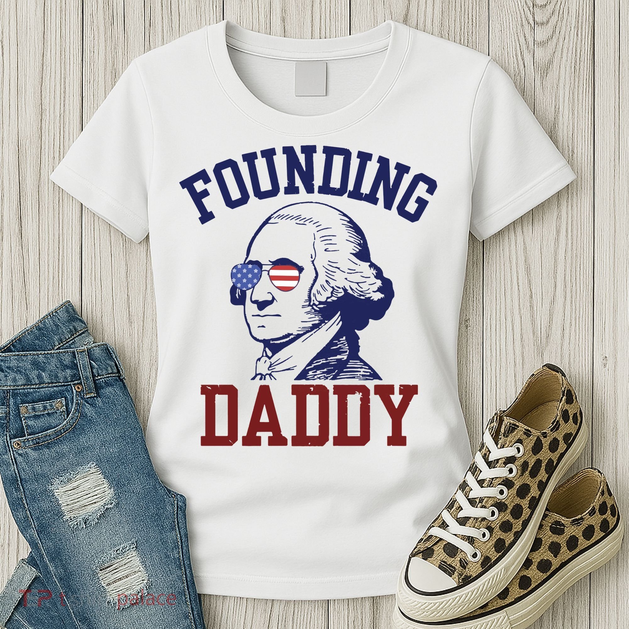 Founding Daddy George Washington Women's T-Shirt