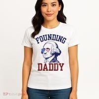 Founding Daddy George Washington Women's T-Shirt thumb 4