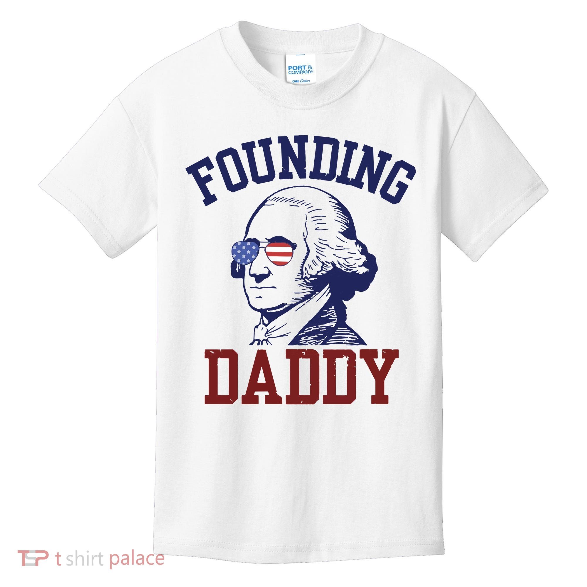 Founding Daddy George Washington Kids T-Shirt
