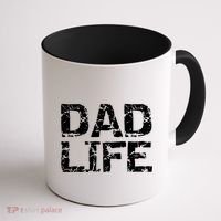 FatherS Day Gift For New Dads From Distressed Dad Life Gift Coffee Mug thumb 1