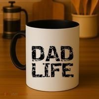 FatherS Day Gift For New Dads From Distressed Dad Life Gift Coffee Mug thumb 4