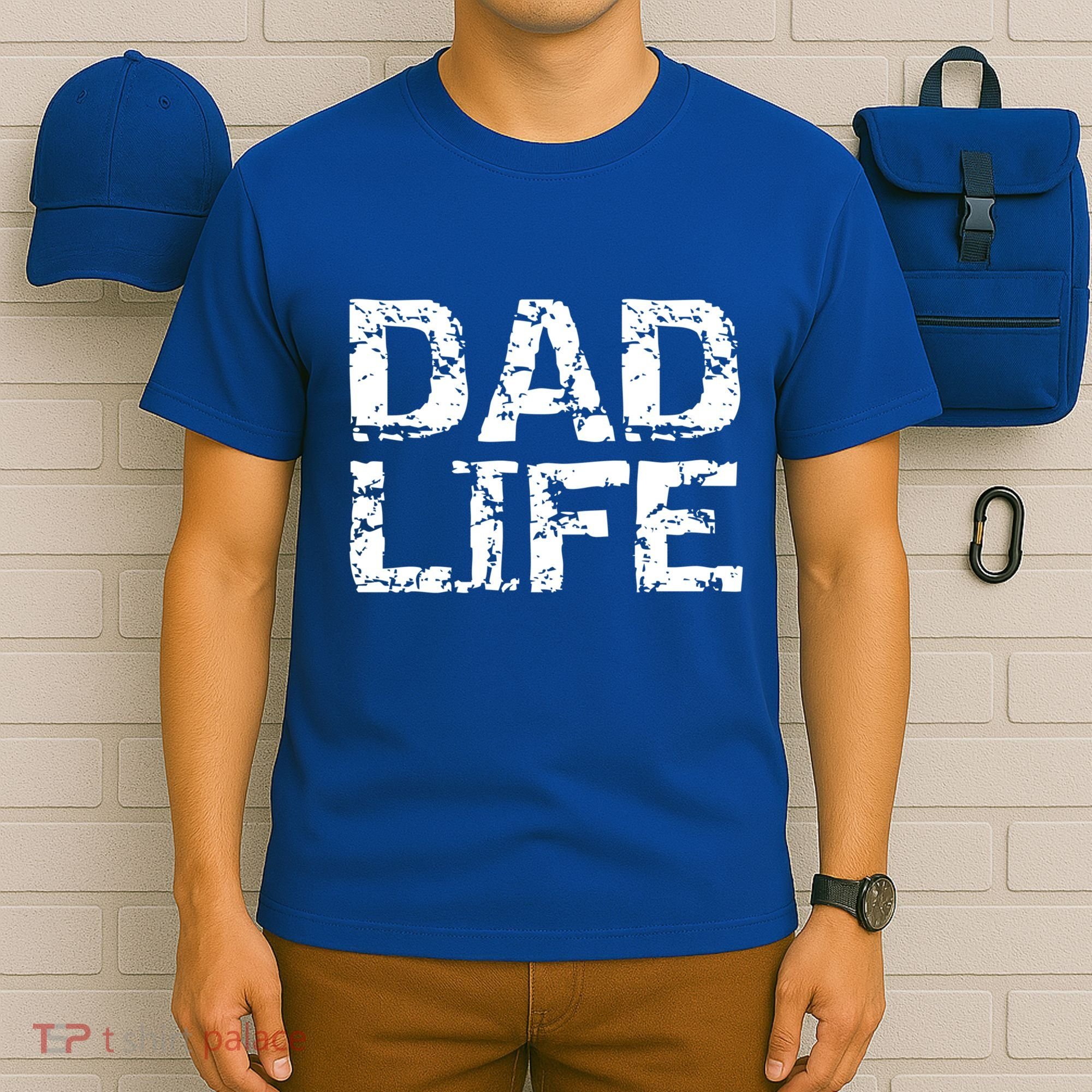 FatherS Day Gift For New Dads From Distressed Dad Life Gift T-Shirt