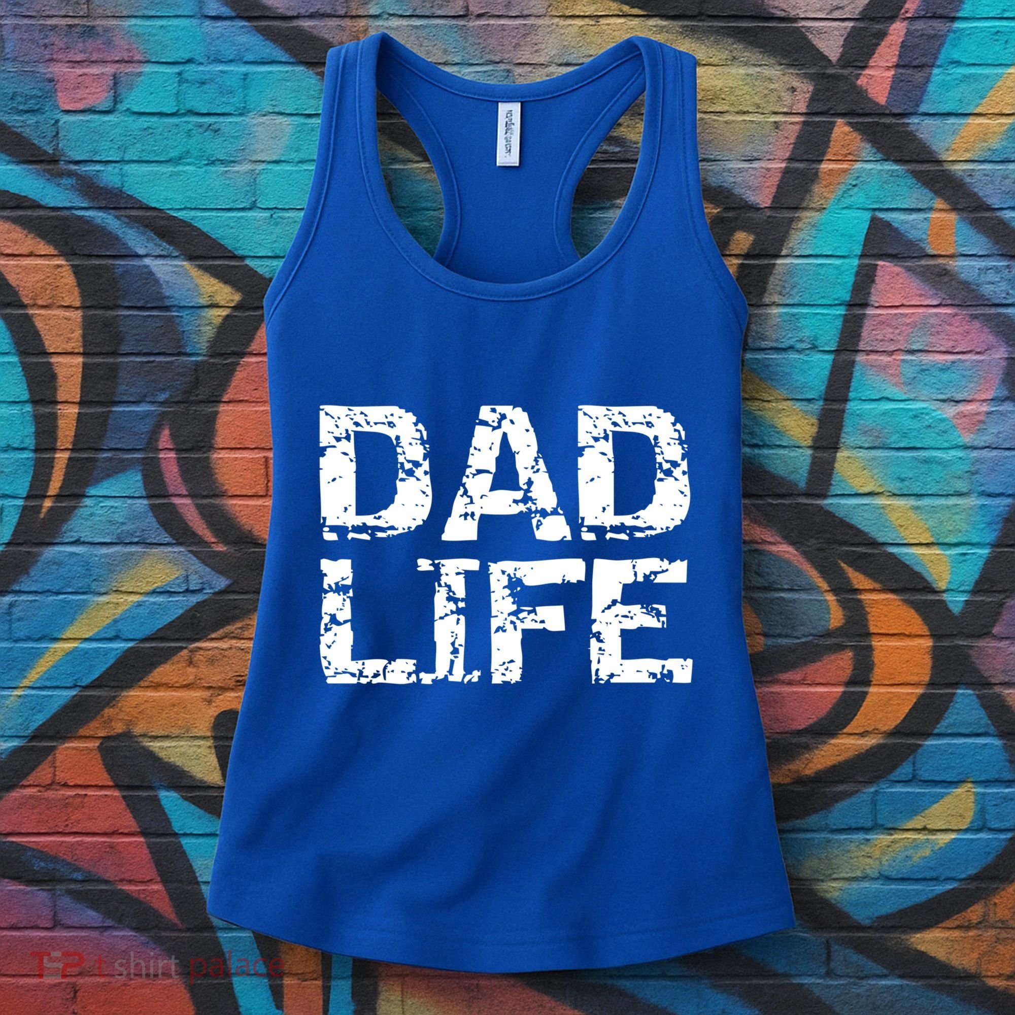 FatherS Day Gift For New Dads From Distressed Dad Life Gift Women's Tank Top