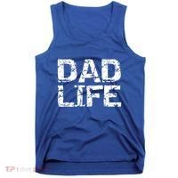 FatherS Day Gift For New Dads From Distressed Dad Life Gift Tank Top thumb 0