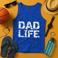 FatherS Day Gift For New Dads From Distressed Dad Life Gift Tank Top thumb 4