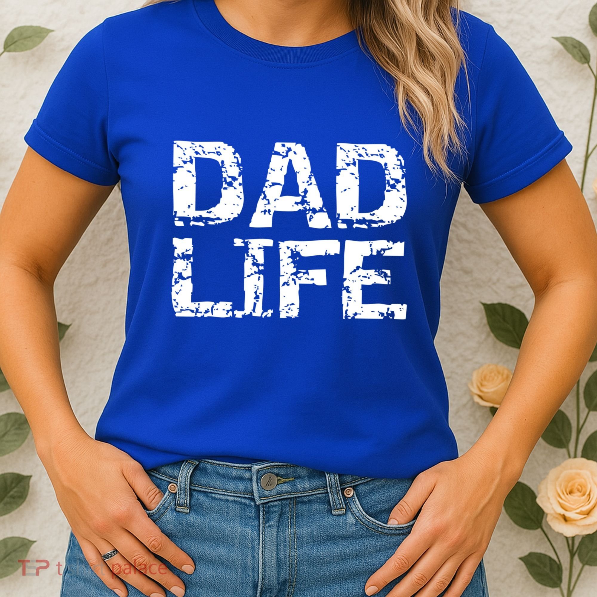FatherS Day Gift For New Dads From Distressed Dad Life Gift Women's T-Shirt
