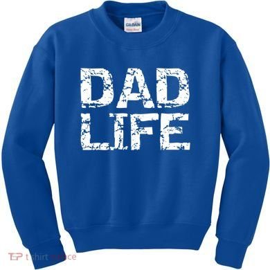 FatherS Day Gift For New Dads From Distressed Dad Life Gift Kids Sweatshirt