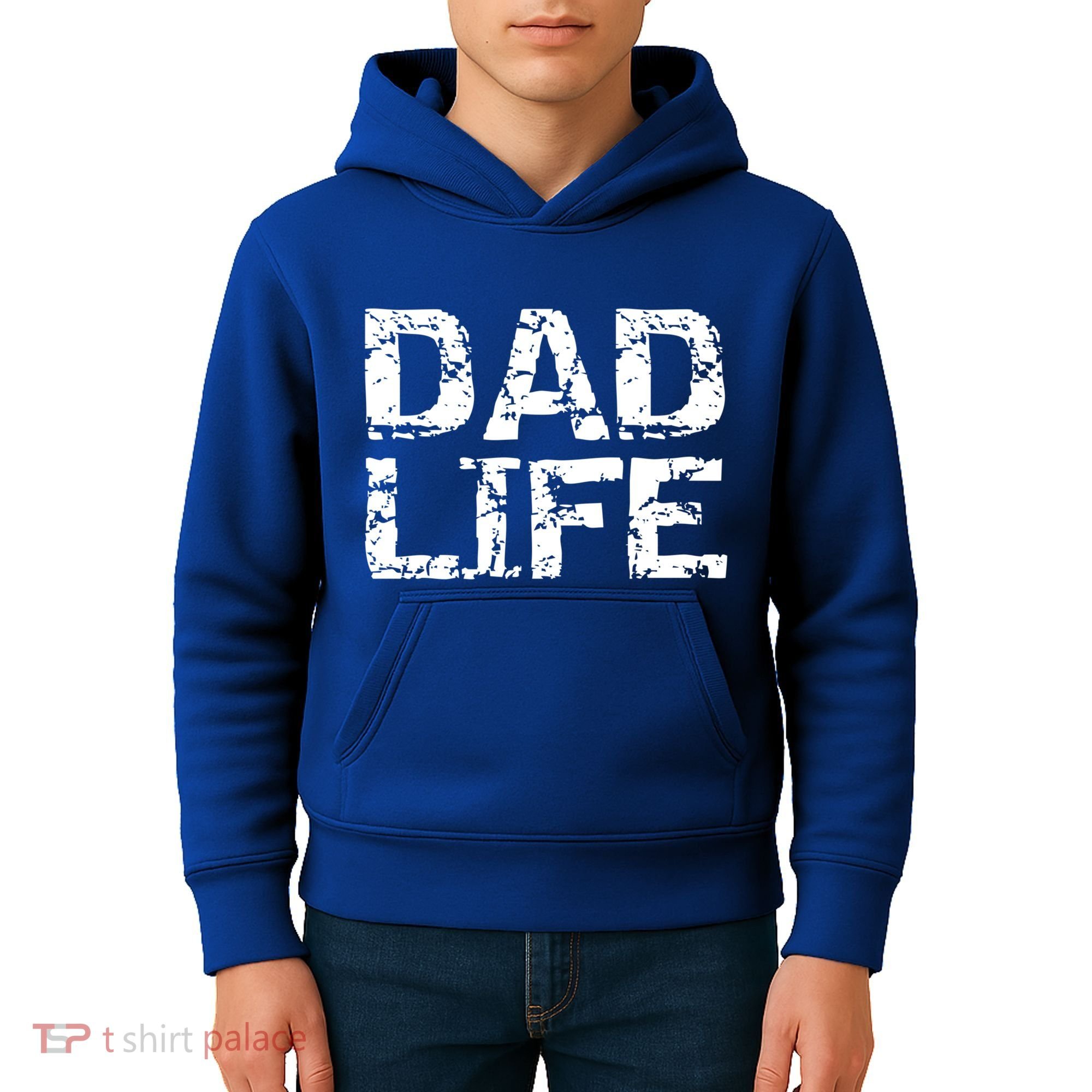 FatherS Day Gift For New Dads From Distressed Dad Life Gift Kids Hoodie
