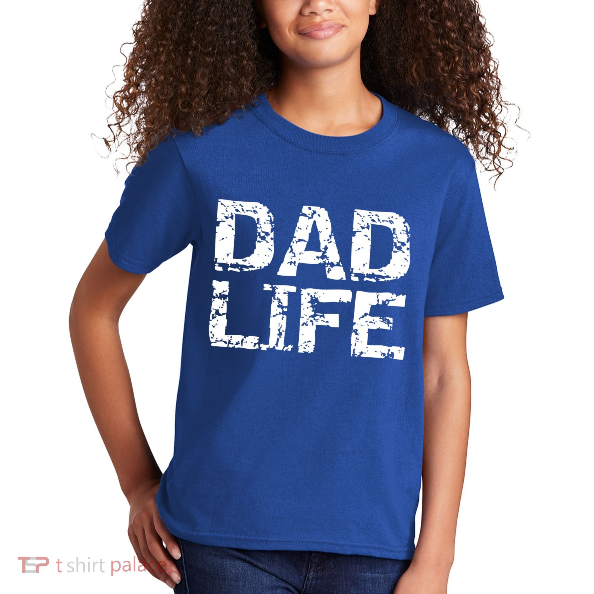 FatherS Day Gift For New Dads From Distressed Dad Life Gift Kids T-Shirt